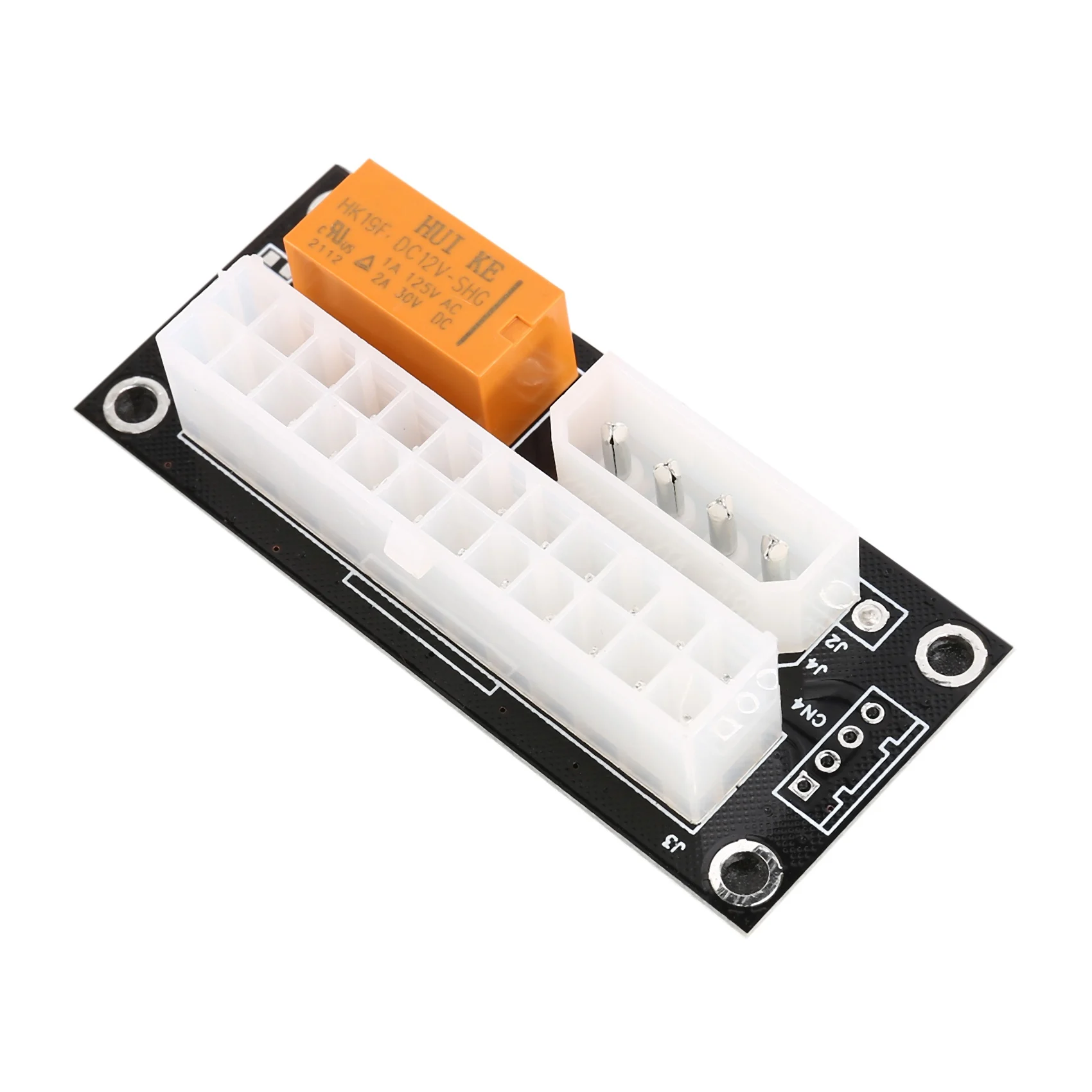 SuperDeals Dual PSU Power Supply Sync Adapter Add2Psu ATX 24Pin to 4Pin Molex Synchronous Connector Riser Cable Miner Mining