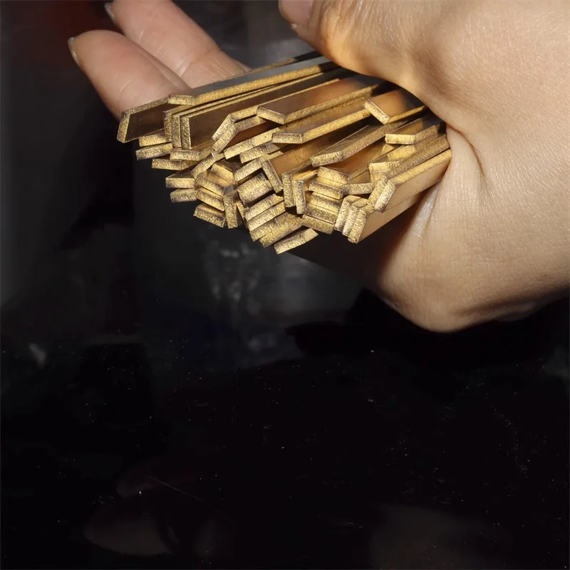 50 سنتيمتر H62 النحاس شريط مسطح لوحة قطاع سمك 5 مللي متر 3 مللي متر 2 مللي متر 1 مللي متر سبائك النحاس الصلبات جزء DIY بها بنفسك اليدوية السحابة المواد المعدنية