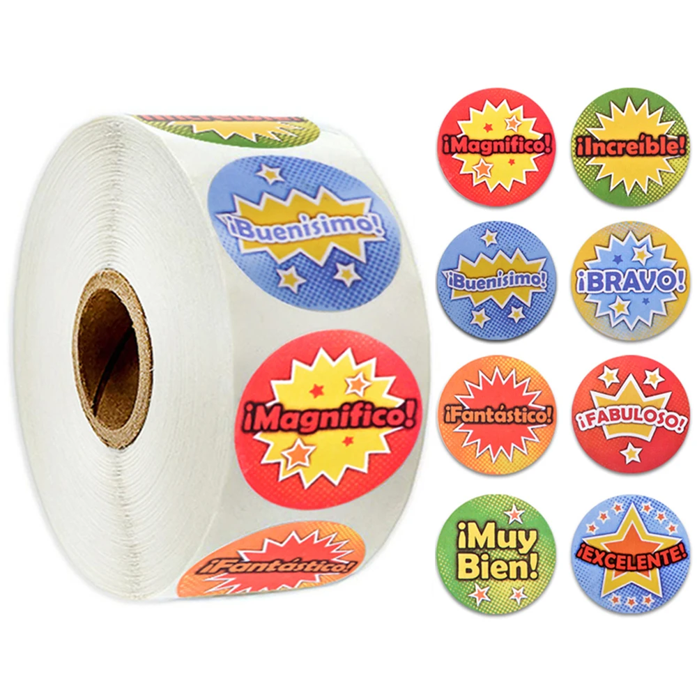 Милый мультяшный стикер для вознаграждения слова, стикер для воодушевления для детей, игрушечный конверт, запечатывающая наклейка для скрапбукинга, канцелярские принадлежности