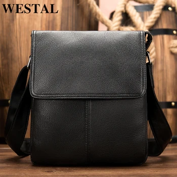 WESTAL männer Designer Tasche Satchel männer Schulter Taschen Luxus Mann Tasche Männer Handtasche Männer Tasche Leder Mann Messenger tasche