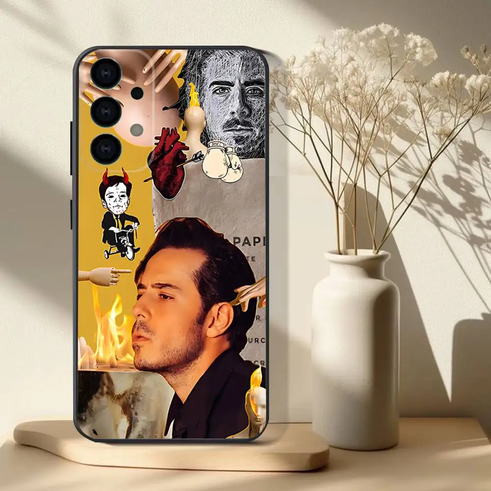 حافظة هاتف لهاتف سامسونج S 25,24,23,22,30,21,10,9,Ultra,Plus,Lite,FE,4,5G Singer J-Jose M-Madero حافظة ناعمة سوداء #5