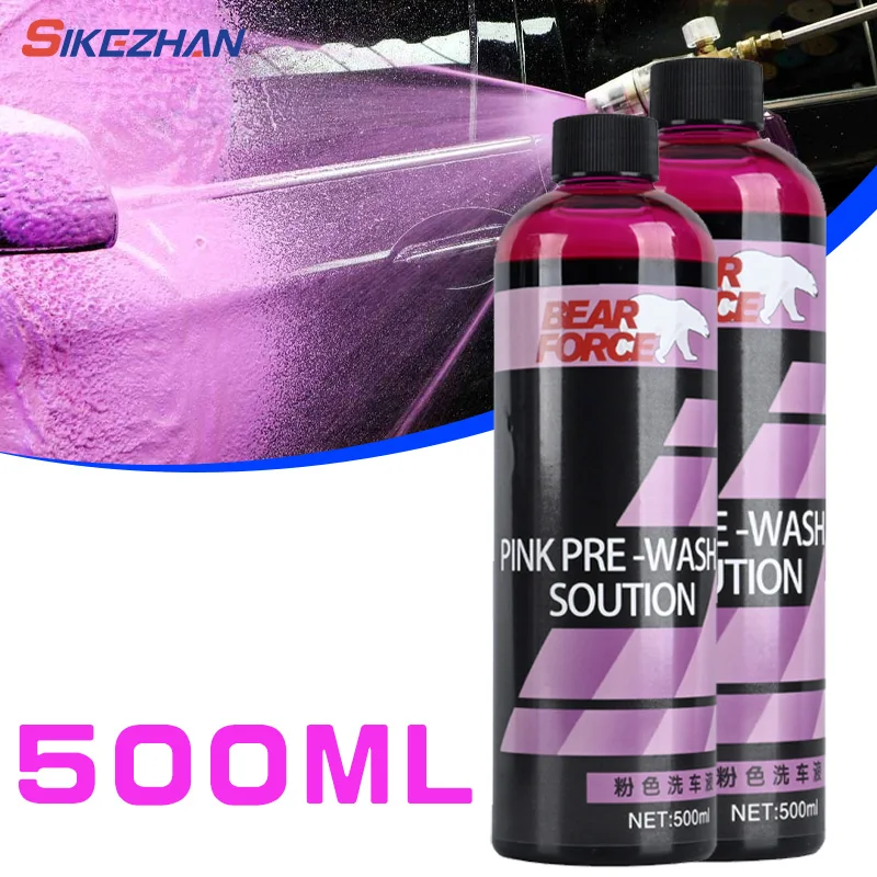 Pink Foaming Car Wash Soap Auto Wash Shampoo Active Foam Cleaner for For Snow Foam Lance / Foam Cannon / Foam Gun or Bucket Wash