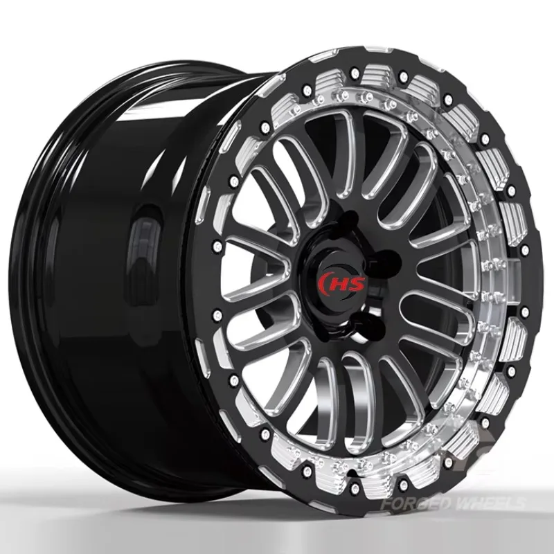 

Hot Sales5x112 5x120 5x114.3 Multi Spoke Forged Rim Custom Beadlock Offroad Aluminum Alloy Off-Road Wheel for Drag Racing / 34