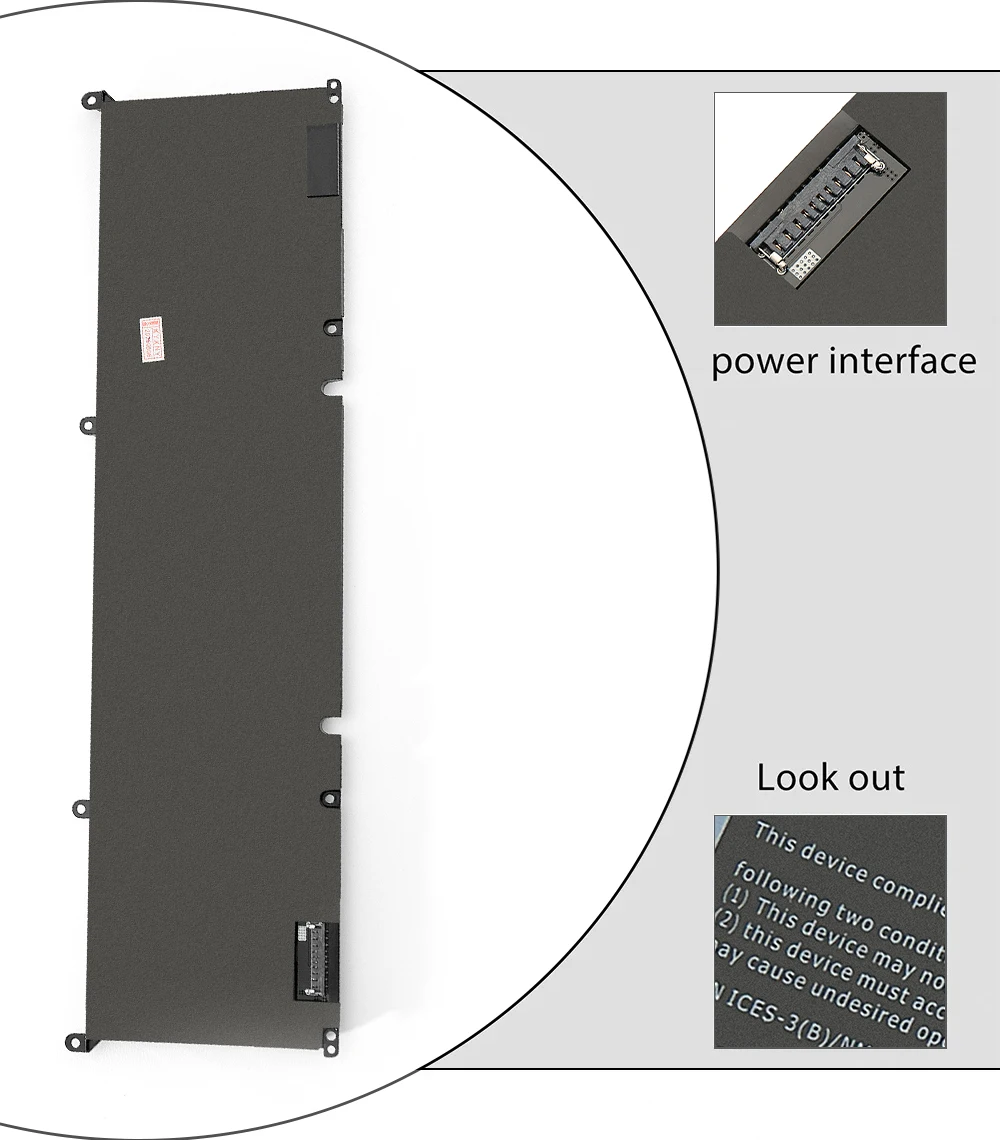 Batteria BVBH 8FCTC G15 5510 per serie DELL 5510/5511/5520/5515/5521 XPS 15 9500 4650mah