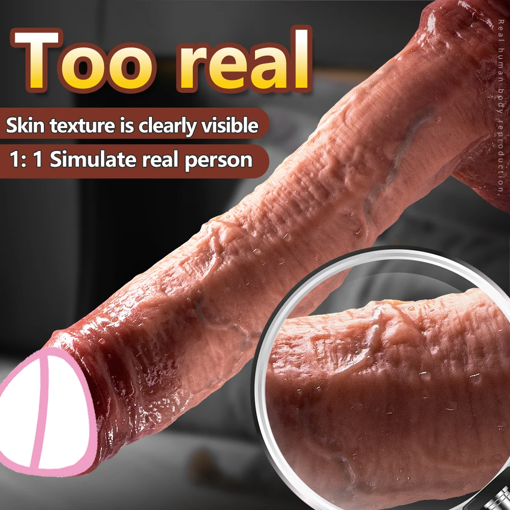 Soft Realistic Silicone Dildo Huge Dildos for Women Masturbator Strap on Cock Sex Toys Female Vagina Massage Anal Plug Gay