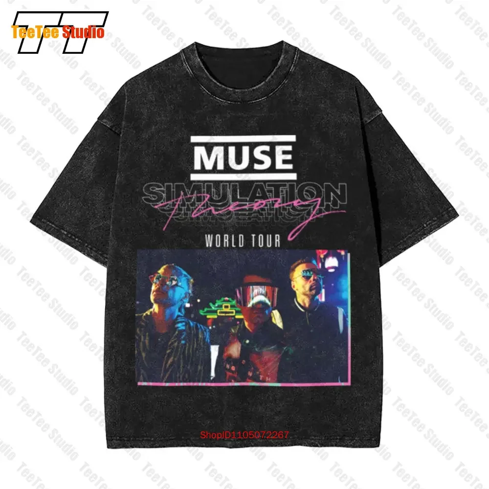 Muse Simulation Theory World Tour Concert 2019  Oversized T-Shirt Z9SR