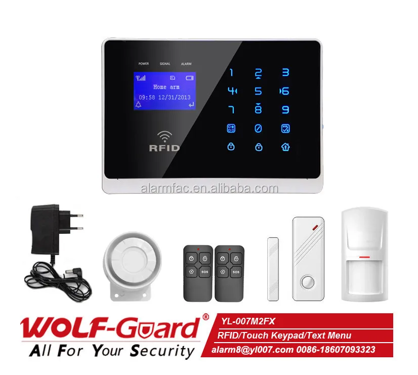 

HOMSECUR LCD Wireless GSM Autodial Home Office Burglar Intruder Alarm System