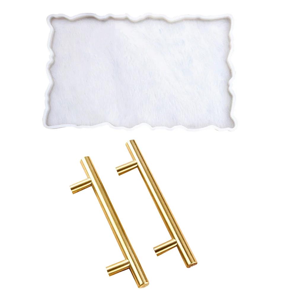 1 مجموعة قالب من السيليكون لتقوم بها بنفسك صينية الحرفية عدة راتنجات الايبوكسي كريستال لوحة الملحقات السلس غير عصا سهلة إزالة القوالب المجوهرات #3