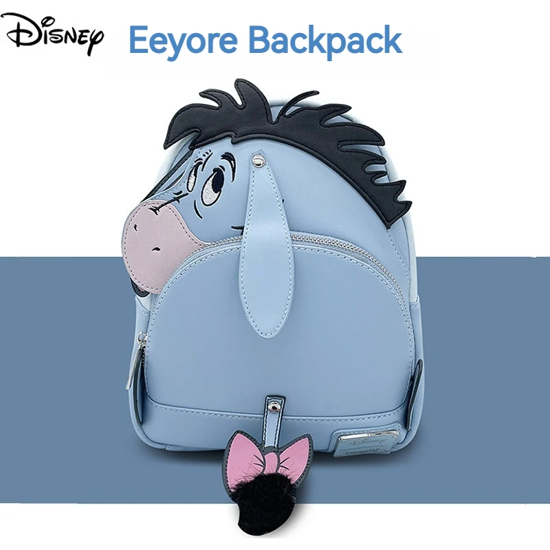 Disney Eeyore Cartoon Character Backpack Storage Stationery Mini Cute Backpack Children'S Schoolbag Casual Bag Christmas Gifts