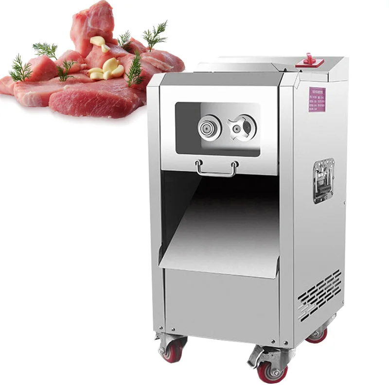 Kommerzieller elektrischer Fleischschneider für frische Fleisch- und Gemüseschneider aus Seide, Fleischschneider aus Edelstahl