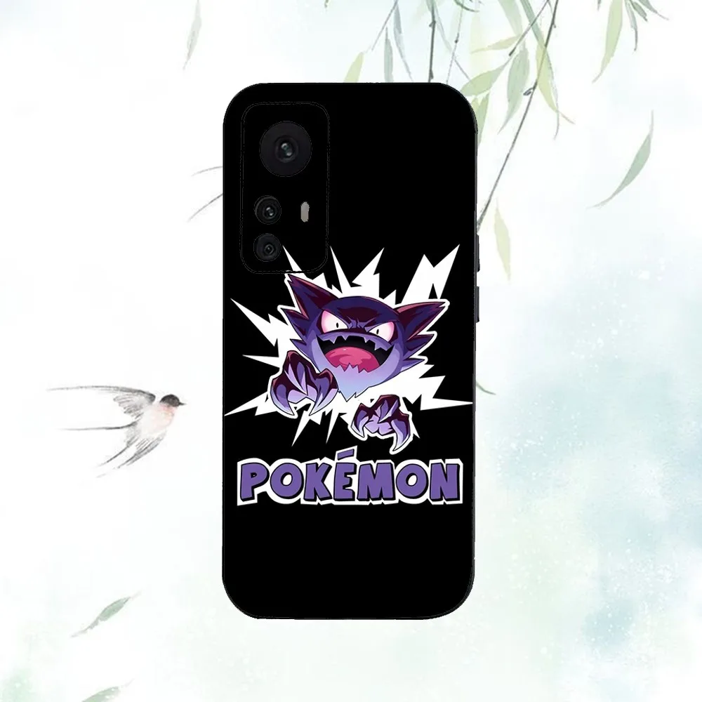 Kawii P-PokemonS Anime Phone Case For Xiaomi 11 Redmi Note 11 5G 8T 9A 9 10T Note8Pro Note9 12SUltra Black Case