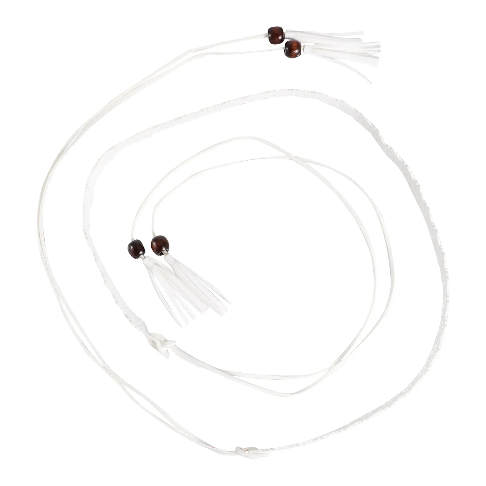 

1Pcs Thin Waist Belt Tassel Design Lightweight Comfortable Clothes Decorative Belt for Dress Skirt Long Shirt Fashionable