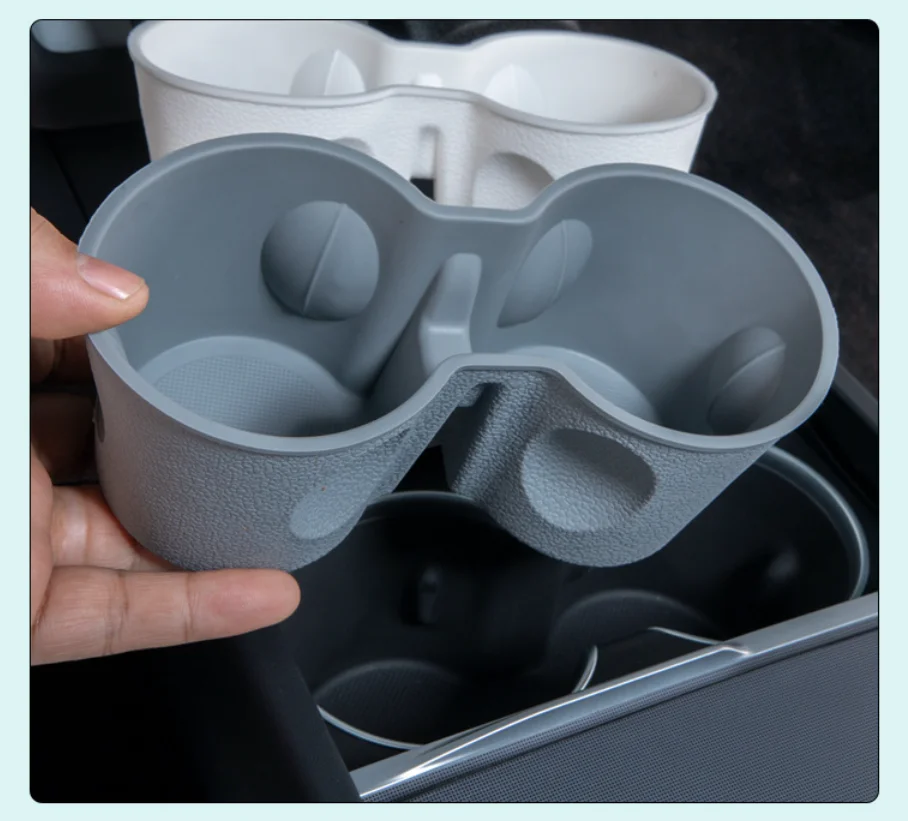 For Tesla Model 3/Y Center Conosle Organizer Cup Holder Insert Storage Tray