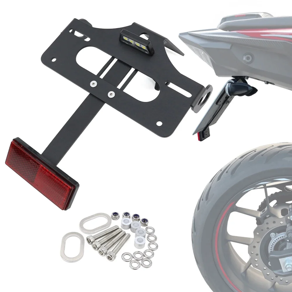 For Honda CBR500R CB500F 2016 2017 2018 2019-2025 CB500 Hornet 2024 Tail Tidy Fender Eliminator Kit License Plate Holder Bracket