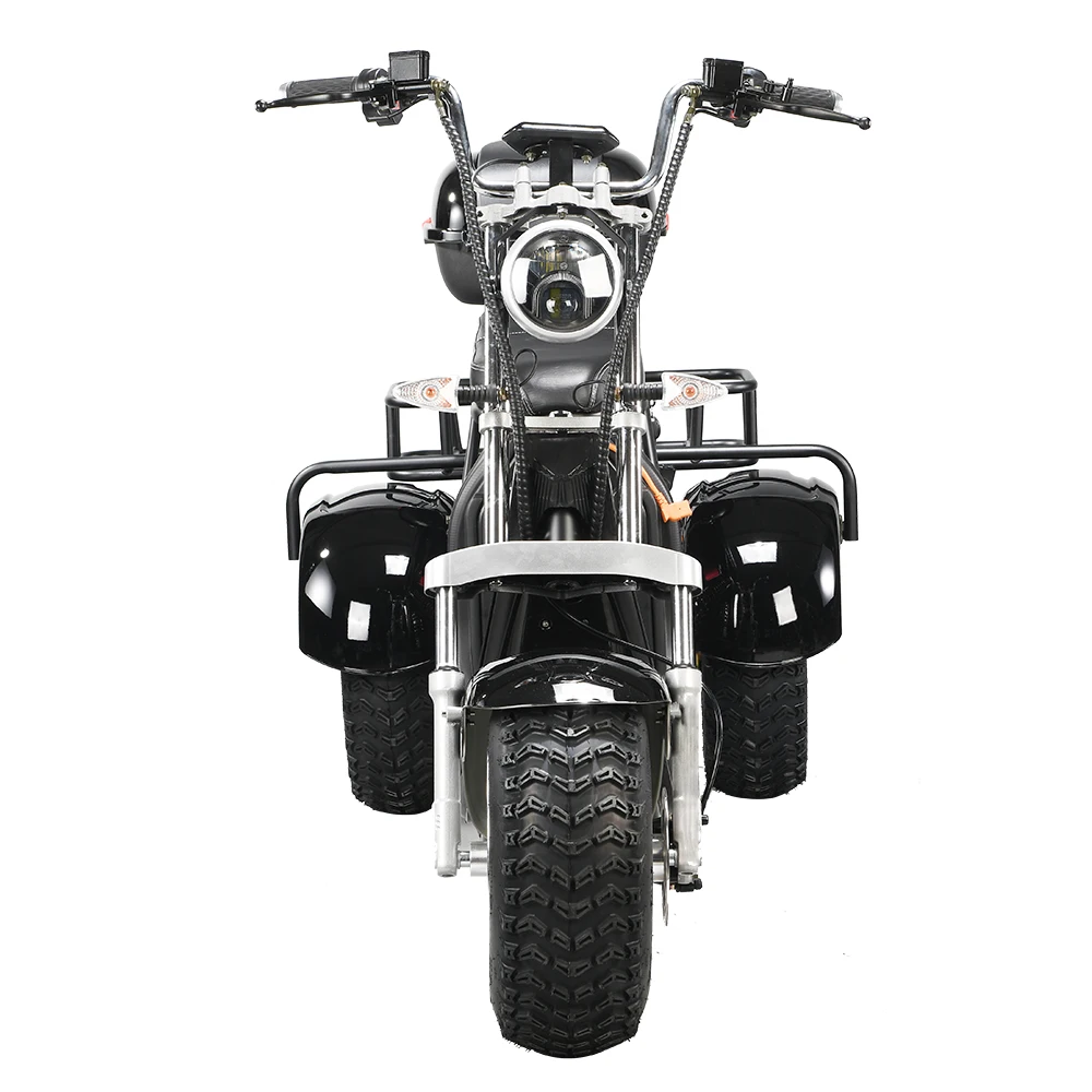 

EU COC недавно на дороге Электрический трехколесный велосипед для взрослых 2000 Вт Мотор Макс. скорость 40-45 км/ч Макс. нагрузка 250 кг 18 дюймов Внедорожная толстая шина