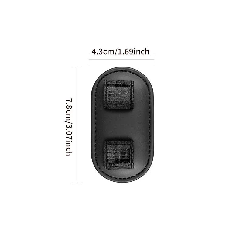Car Visor Eyeglasses Holder Pen Clip Double Sided Storage Organizer Self Adhesive Glasses Clip Rack Universal Auto Interior Acce