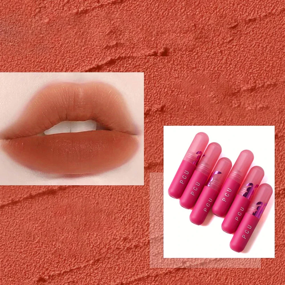 2024 neue süße Kaninchen flüssigen Lippenstift wasserdicht matt nackt Lippenstift Pigment Rose lila rot lang anhaltende Lip gloss Frauen Make-up