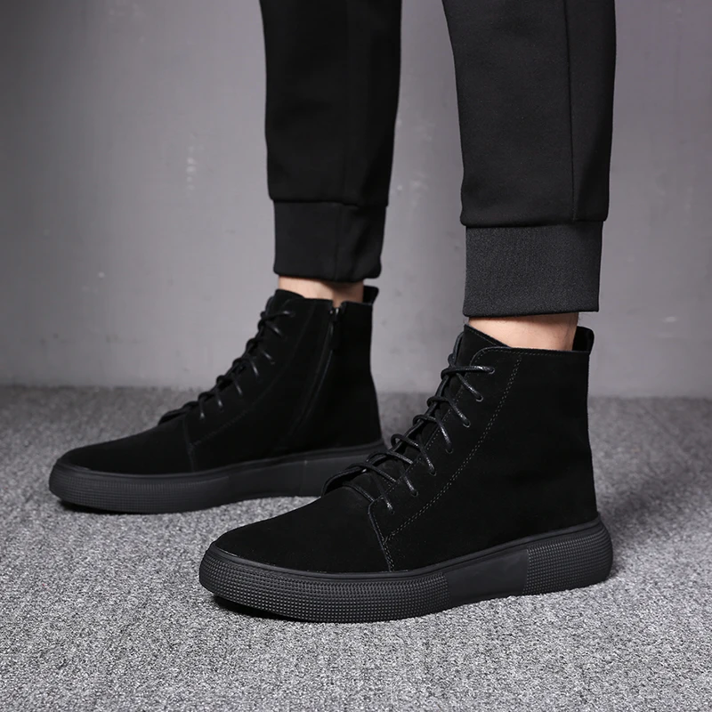 

men fashion banquet prom dress cowboy boots black brand designer shoes cowboy genuine leather boot handsome platform ankle botas