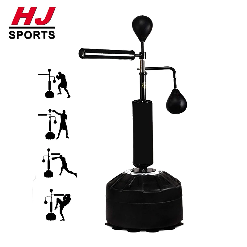 HUIJUN Multifunctional Punching Target Vertical Hand Speed Ball Reaction Boxing Ball Adjustable Height HJ-80058