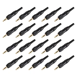 20 szt. Złącze blokady Audio z blokadą śruba radia 3.5Mm do Sennheiser do przejściówka Adapter zamiennych do mikrofonu Sony Nady Audio2000s