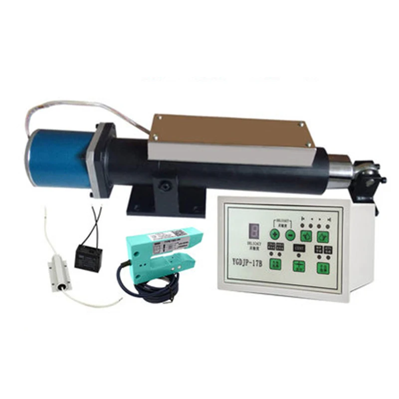 90 Degree  U-Shaped Photoelectric Correction System High Precision Track Tension Controller with Magnetic Brake Clutch