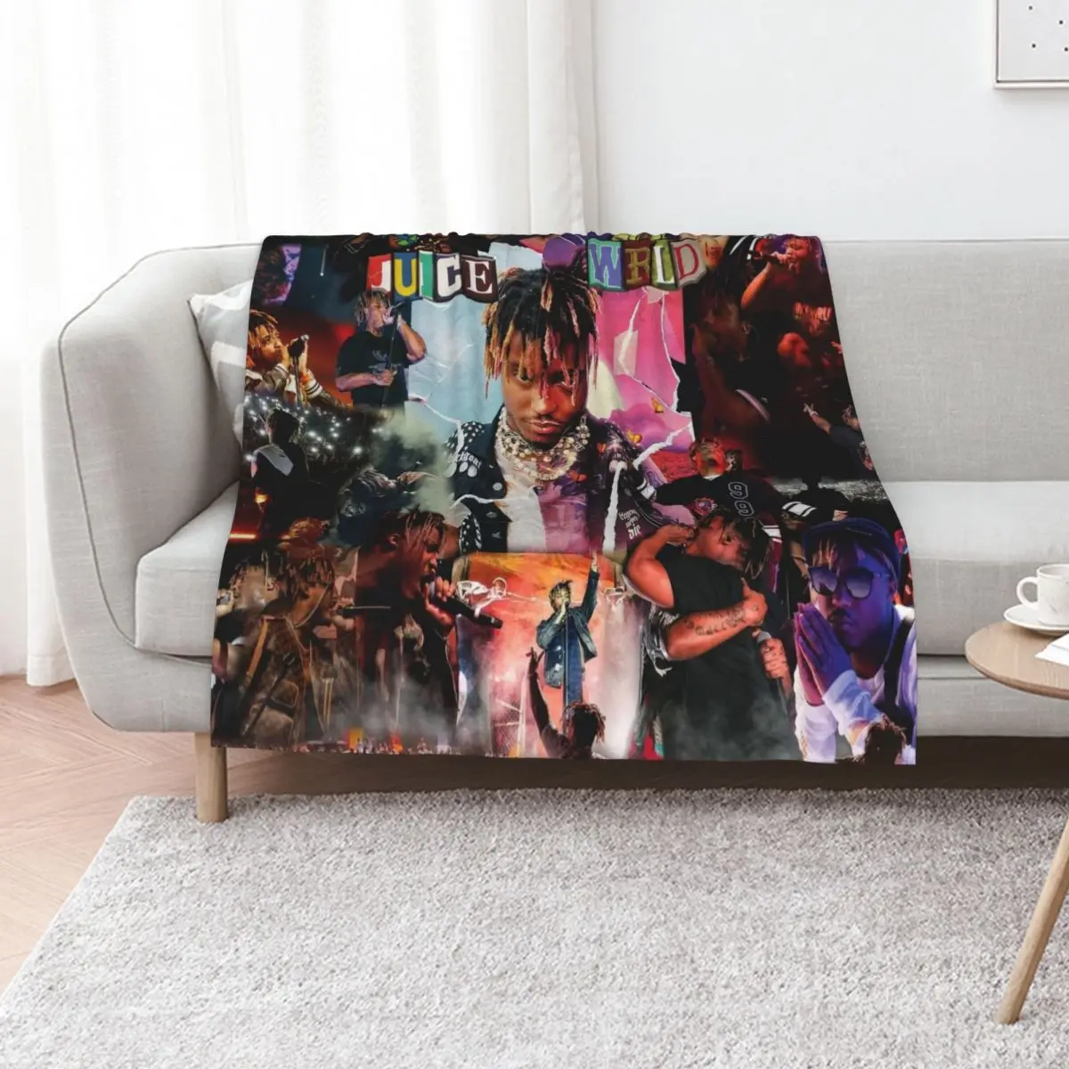 

all about J. Wrld Throw Blanket warm winter Designers Sofa Quilt heavy to sleep Blankets