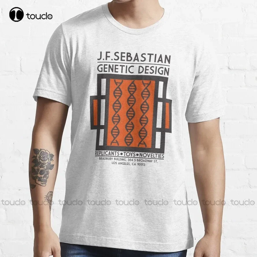 Jf Sebastian Genetic Design  T-Shirt Button Up Shirt Women Custom Aldult Teen Unisex Digital Printing Tee Shirt Xs-5Xl Classic