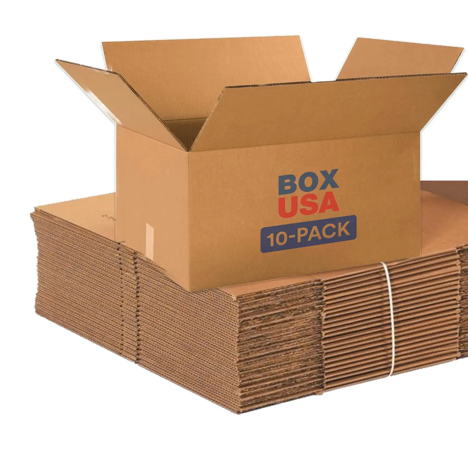 

24x18x12 Corrugated Cardboard Shipping Boxes 10-Pack Heavy Duty Moving Box