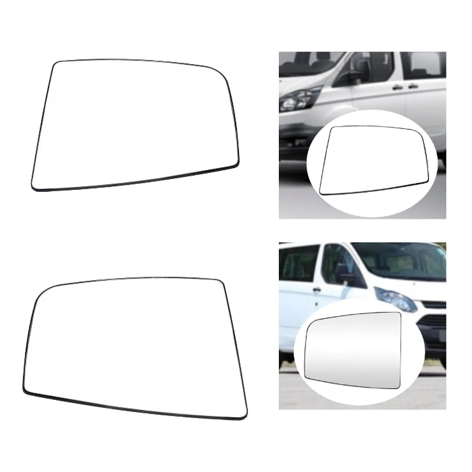 استبدال زجاج مرآة جانبية للسيارة تركيب مريح احترافي ملحقات السيارات مرآة الرؤية الخلفية لـ T250