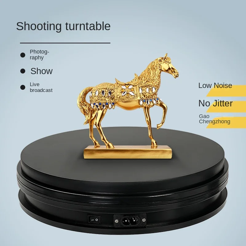 Video of the shoe display stand on the rotary table of the electric turntable king