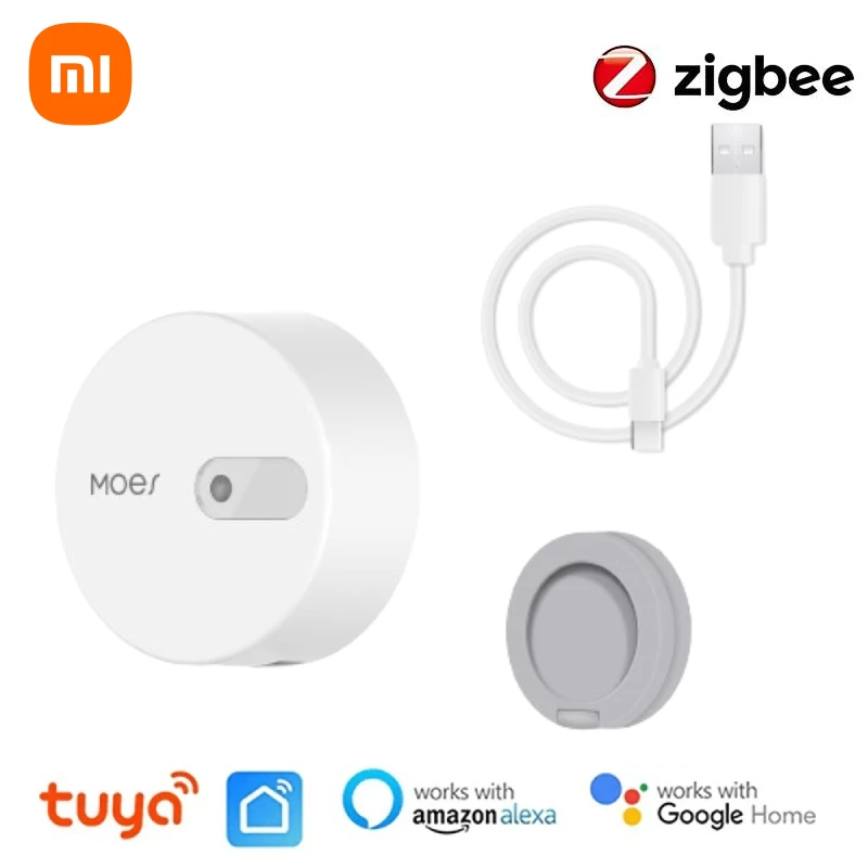 

Xiaomi ZigBee Human Presence Sensor Detector 24GHz MmWave Radar Detection Sensor For Home Security Tuya Smart Human Body Exists