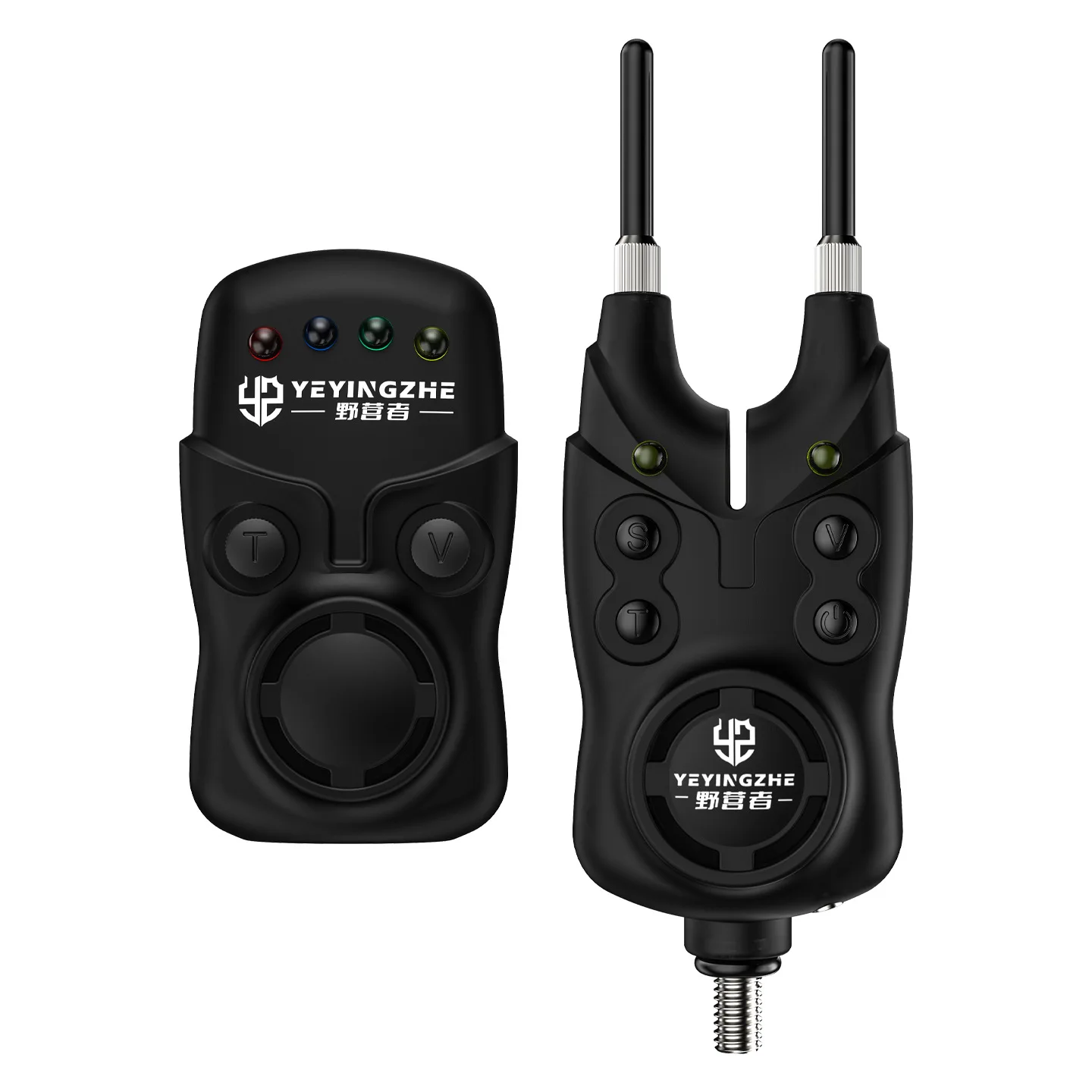 European Carp Fishing Alarm Library Fishing Long-distance One-to-four Sea Pole Remote Wireless Fishing Induction Alarm