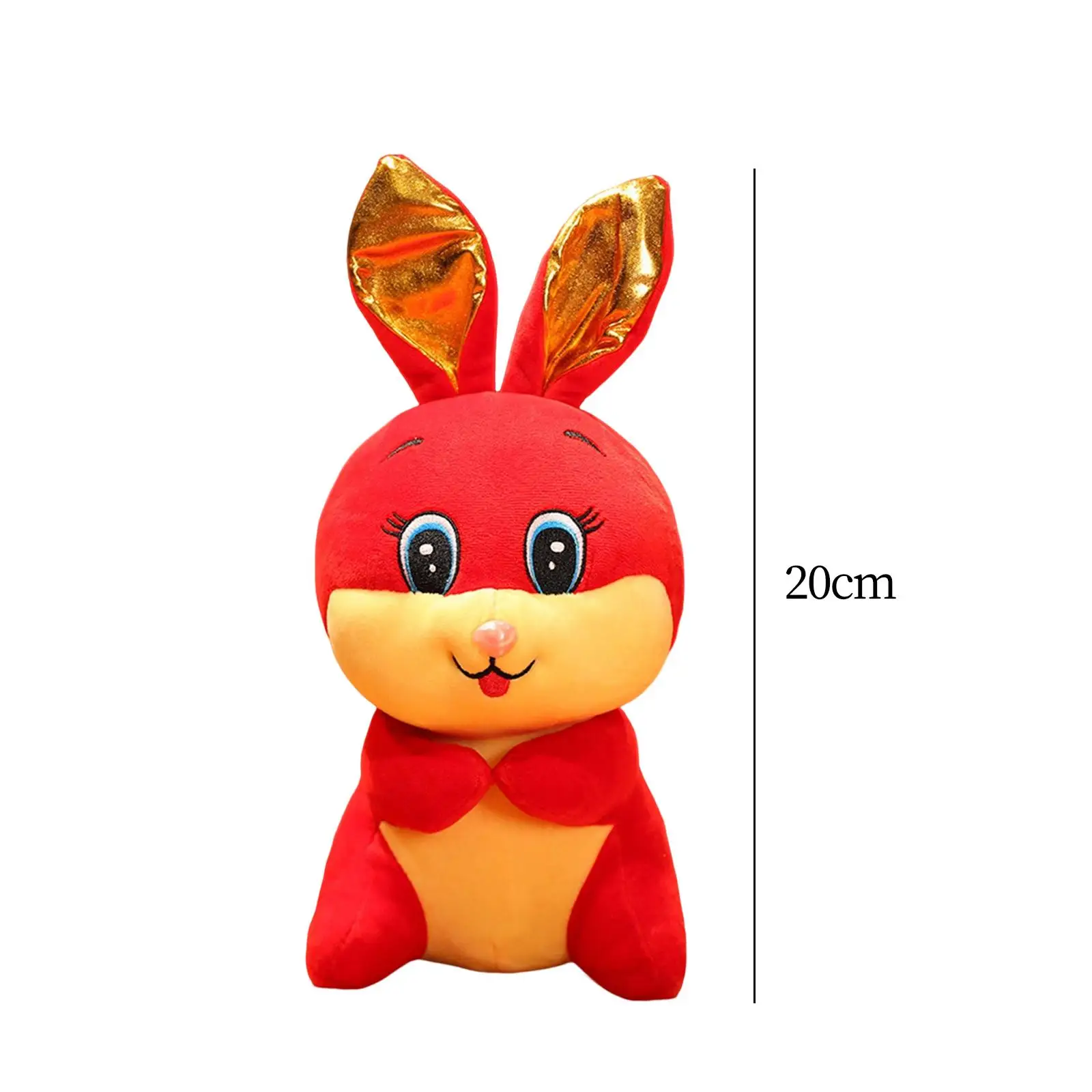 Adorable Rabbit Plush Pillow Soft Stuffed Animal Doll for Kids Adults Cute Bunny Toy Home Decor Sleeping Ornament Gift view 4