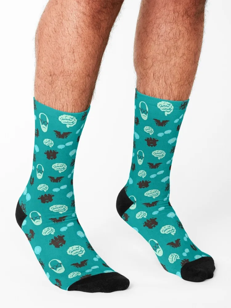 Psychology 101 Freud and Rorschach Socks gym Climbing aesthetic Soccer Girl'S Socks Men's