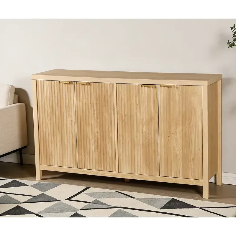 Modern Shoe Cabinet 4 Door Large Capacity Storage Organizer Entryway Hallway Closet Furniture Home Warehouse Shelf Rack view 3