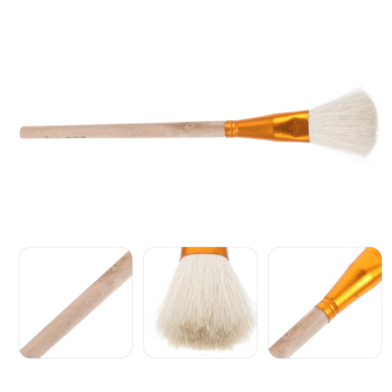 

Ceramic Painting Brush Fine Tip Ergonomic Handle For Pottery Glaze Art Watercolor Acrylic Portable Multi-Function