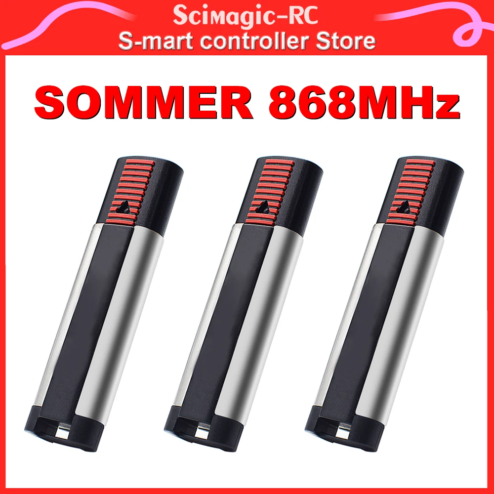 SOMMER 868MHz 4020 TX03-868-4 4026 4031 Garage Door Remote Control For SOMMER APERTO 4025 4021 Handheld Transmitter Gate Opener