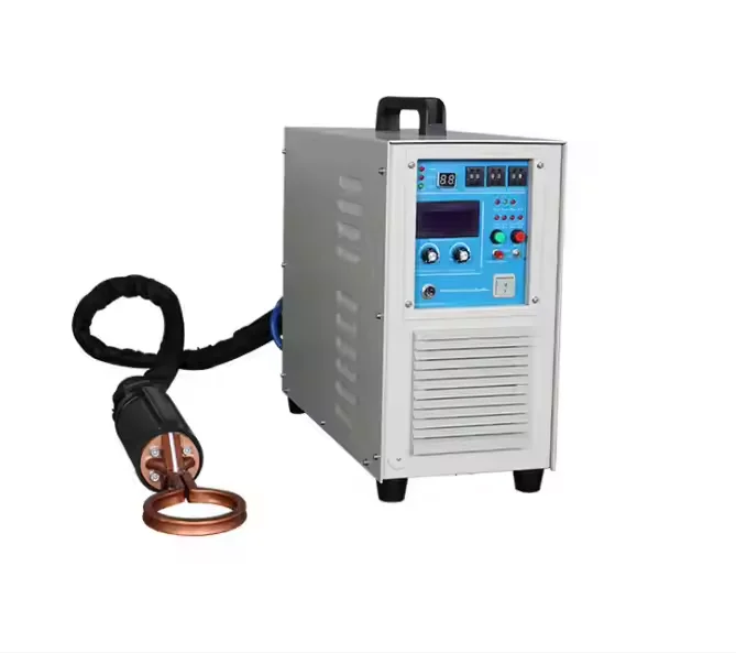 New Por  Induction Heating Copper Tube Brazing Machine Easy Operate Steel Material for Manufacturing Plants PLC Engine Pump