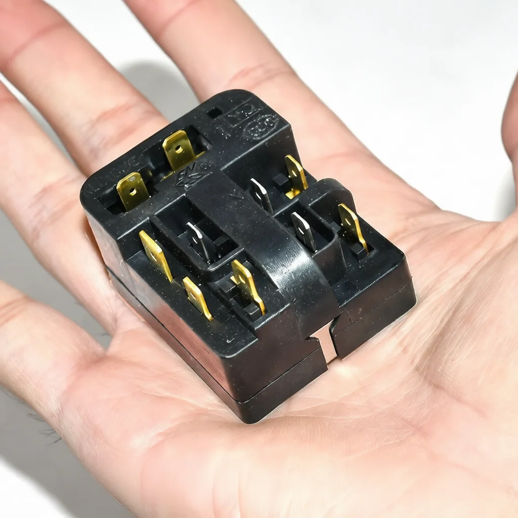 Maintenance PTC Relay Starter Overload Protector For Compressor 6SP9035 9009 9038 9018 9037 Refrigerator Cooling Spare Supply