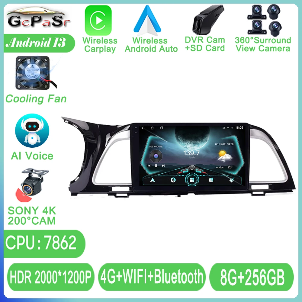 

Android Car DVD multimedia player 5G Wifi BT For KIA K4 2014 - 2017 auto radio stereo High-performance CPU Screen GPS Navigation