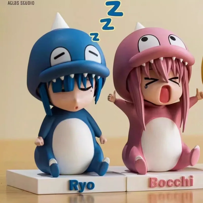 애니메이션 귀여운 히토리 인형 Bocchi The Rock! Q 버전 테이블 장식 데스크탑 장식 선물 장난감 모델 데스크탑 장식품
