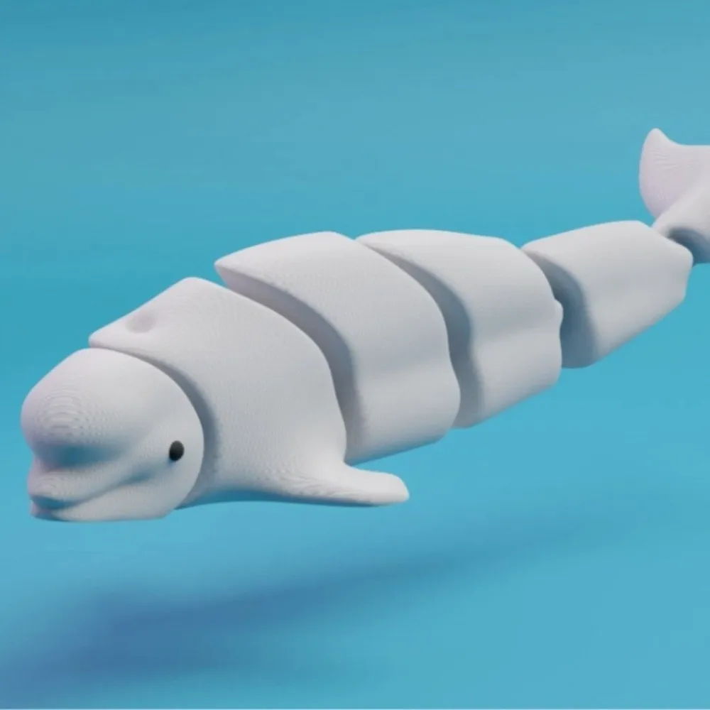 

Creative Flexible 3D Printed Animal Joint Mini Unique Simulation Animal Multi-Joint Movable Marine Animal Model Home Decoration