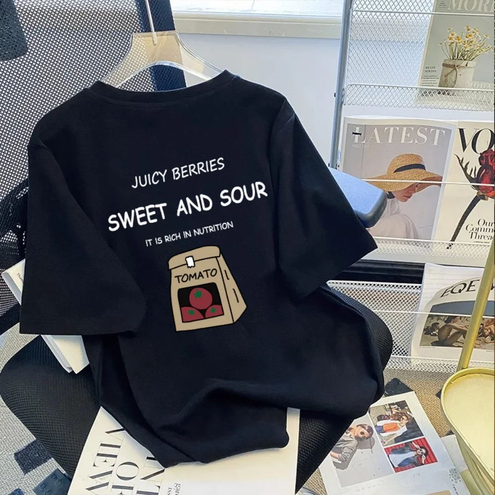 

Новая летняя женская футболка с короткими рукавами и принтом в стиле ретро — повседневный топ большого размера, мягкая ткань, модная повседневная одежда, удобная посадка