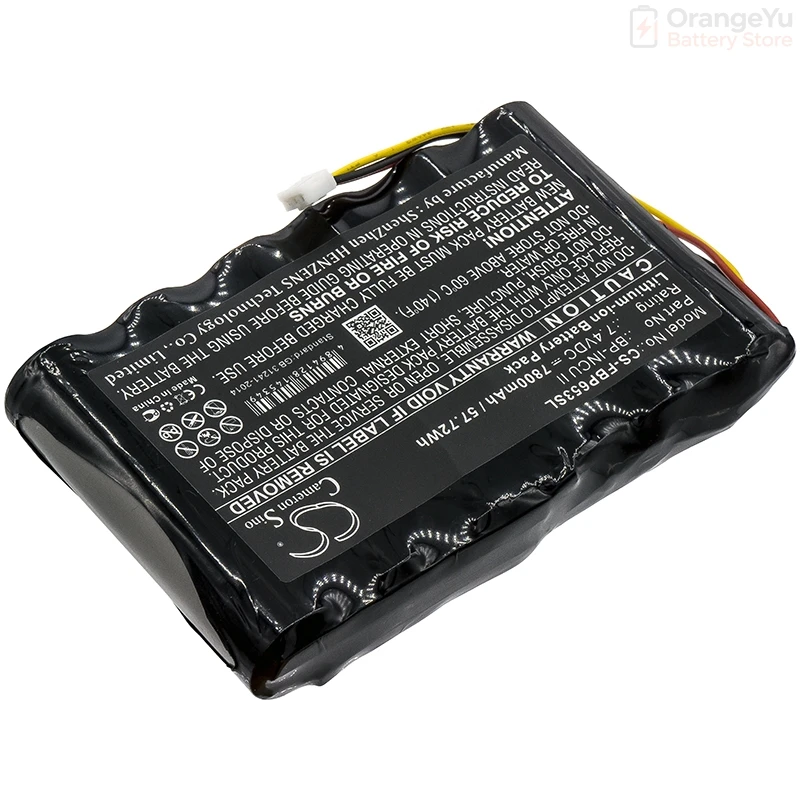 Replacement 7800mAh/10200mAh Battery BP-INCU II for Fluke Biomedical INCU II Incubator  Radiant Warmer Analyzer
