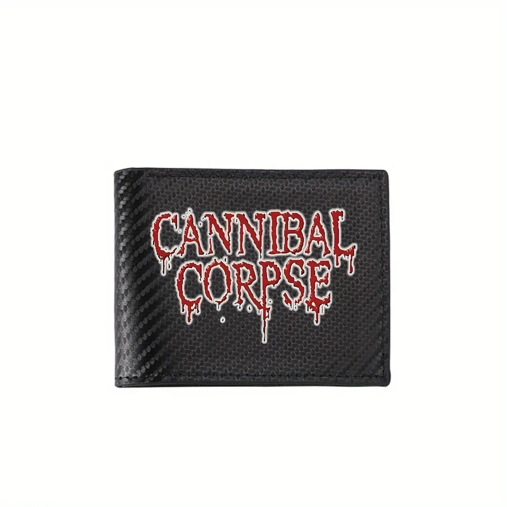 

Cannibal Corpse крово-красный текст дизайн логотипа мужские кошельки простой бизнес современный стильный дизайн с принтом подарки для отца Boyfrie