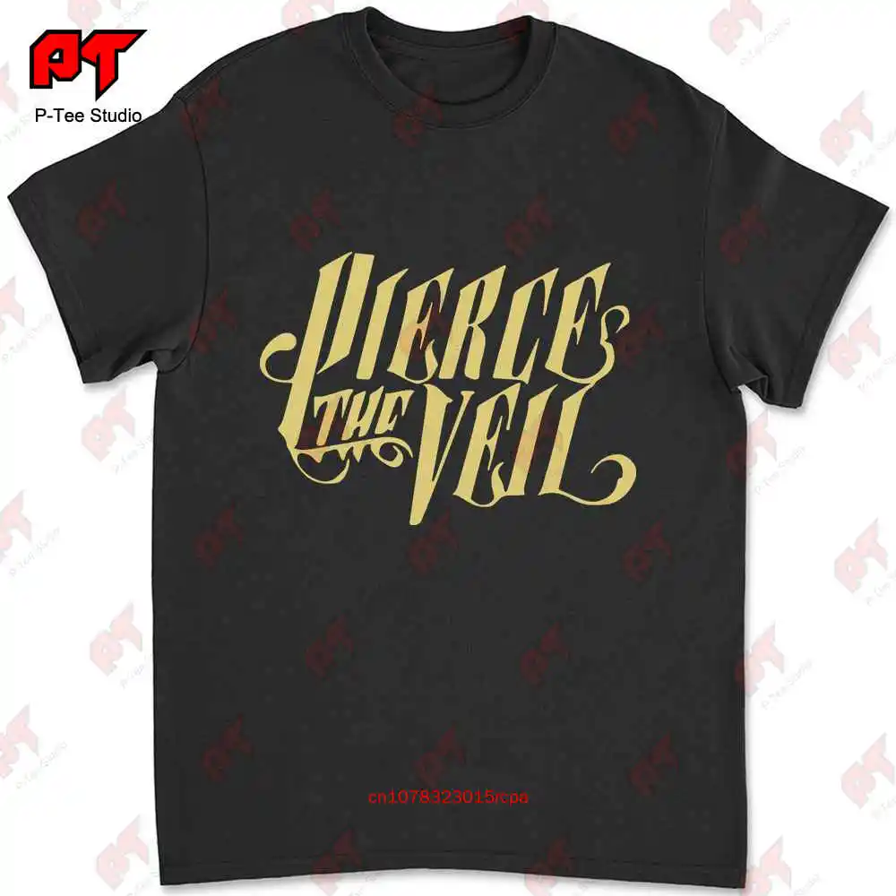 Pierce The Veil Logo Men'S Black T Shirt Size S M L Xl 2Xl 3Xl 0MX7