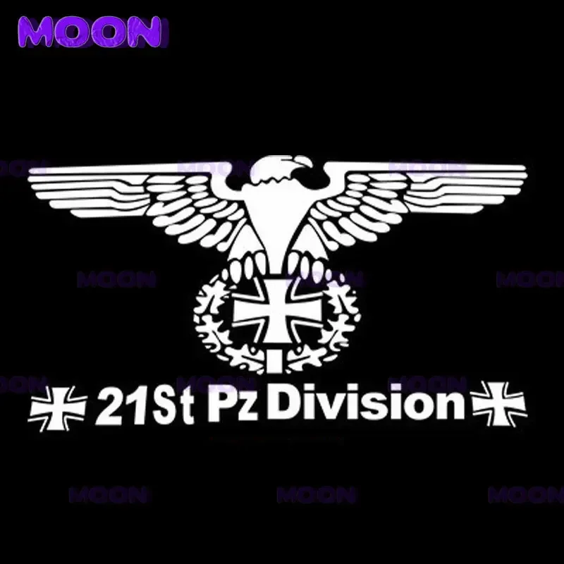 تعديل الطوطم المتقاطع القياسي العسكري الألماني من الحرب العالمية الثانية لمنع خدوش السيارة وملحقات ملصق حماية السلامة #2