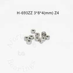 H693ZZ 3*8*4(mm) Z4 High speed (20000RPM/MIN) bearings 10piece Metal Sealed drive parts