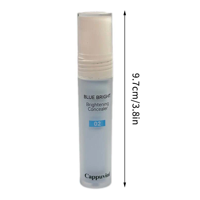Base Líquida Iluminadora Cappuvini em Bastão, Hidratante Duradouro, Contorno Facial, Cobertura Completa, Modifica a Pele