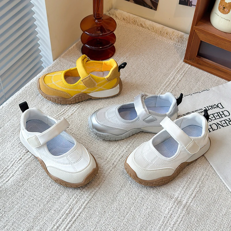 

Children Casual Shoes Comfortable Soft Sole Kids Tennis Shoes Non-slip Trendy 2025 New Fashion Students Running Shoes Ins Trendy